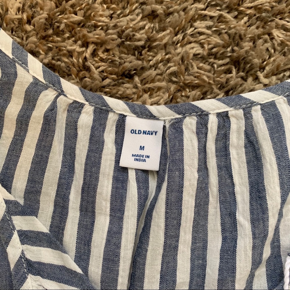 Stripped Top with Tassels - Picture 3 of 3